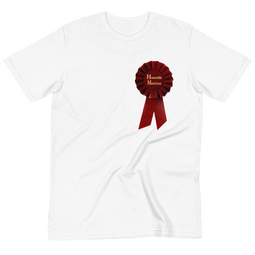 Award Winning Rosette Organic Cotton T-Shirt - Wine